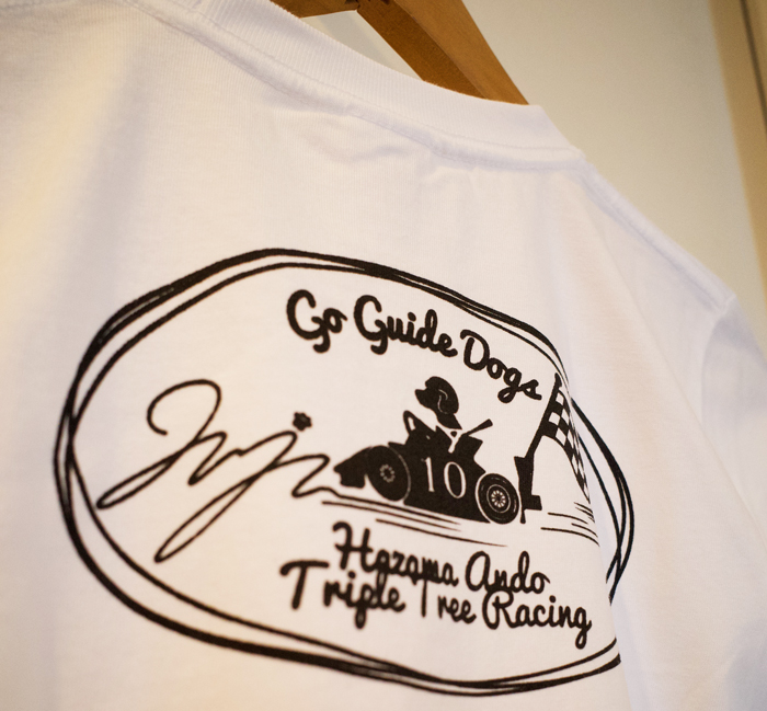 HAZAMA ANDO Triple Tree Racing とのコラボTシャツ