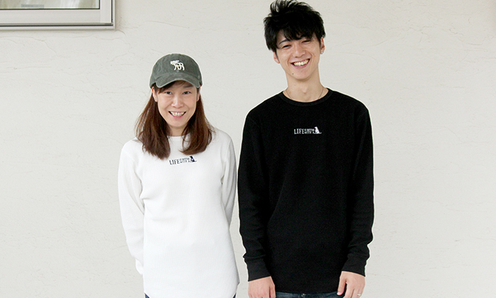ホワイトとブラック着用イメージ