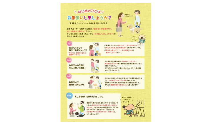台紙の裏のイラスト