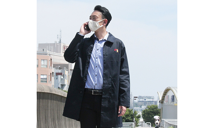 男性モデル着用写真