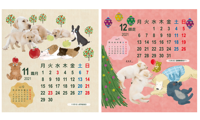 11月と12月の写真