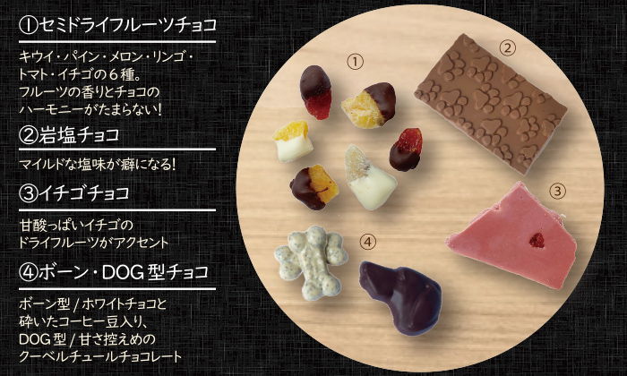 チョコ各種の写真