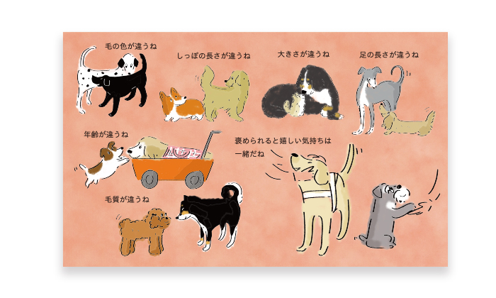 缶と同じデザインのミニカード