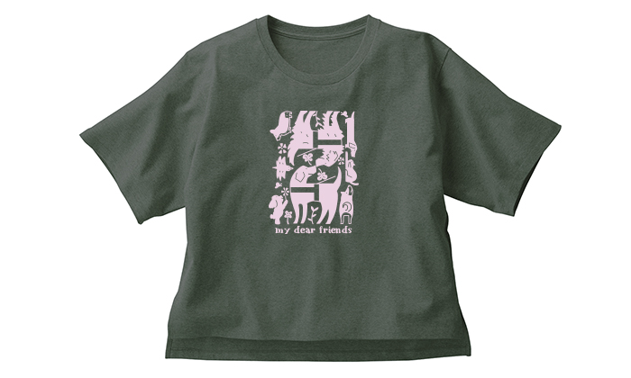 プリントのTシャツ