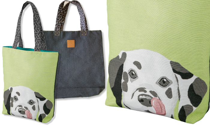 犬のゴブラン織カバン① カバン ゴブラン織りの通販