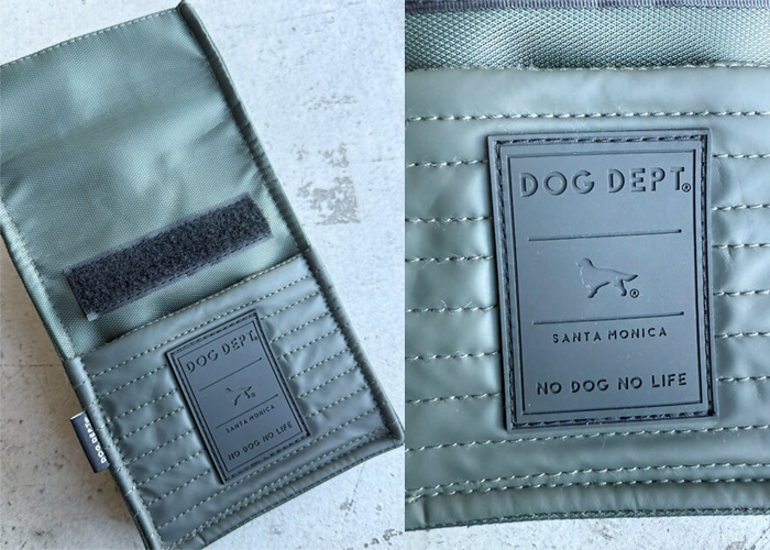 マジックテープとDOGDEPTのおしゃれなワンポイントの写真