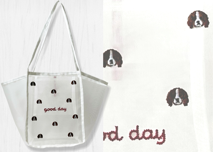 白にコーイケルホンディエの刺繍