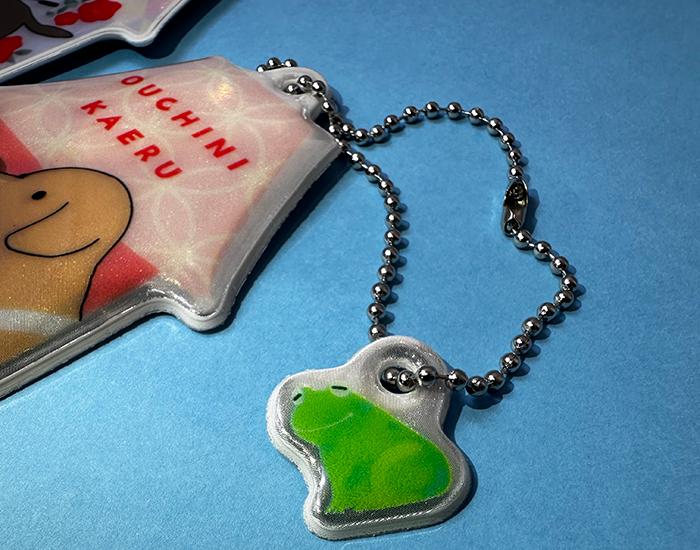 カエルのチャームアップ写真