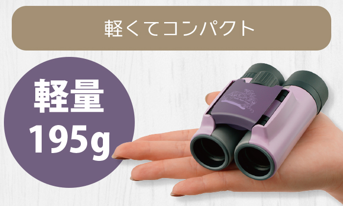 軽量195gの軽さでコンパクトに畳める