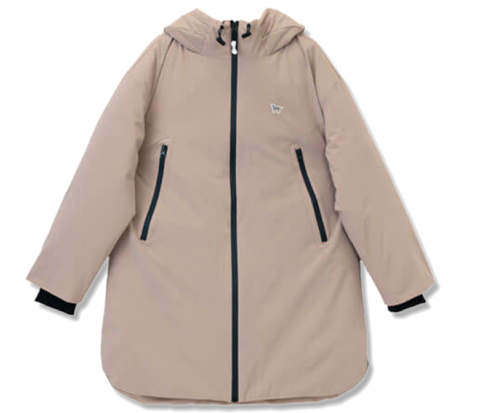 裏生地もぬかりなし！ おしゃれなDOGDEPTのロングファイバーダウン