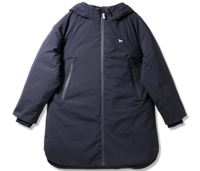 裏生地もぬかりなし！ おしゃれなDOGDEPTのロングファイバーダウン