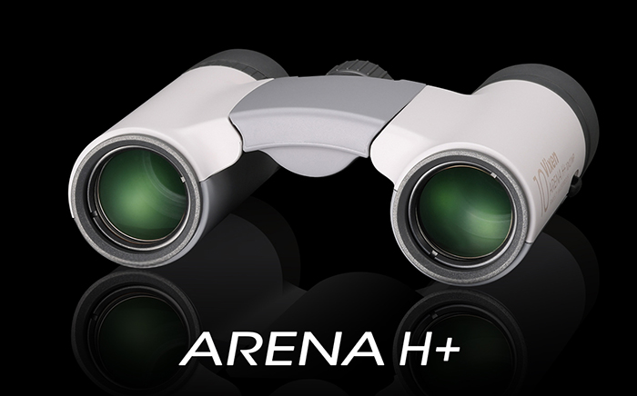 双眼鏡のレンズ側から見た画像