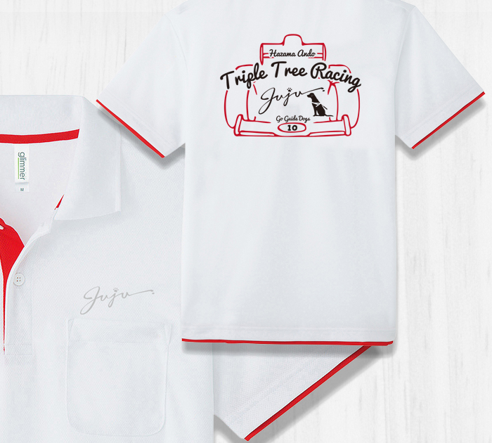 HAZAMA ANDO Triple Tree Racing とのコラボTシャツ 28日までの購入で